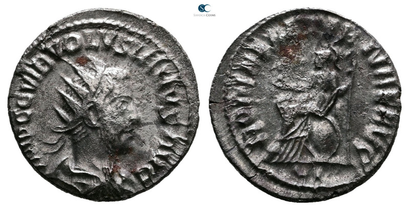 Volusian AD 251-253. Antioch
Antoninianus AR

22 mm, 3,69 g



Nearly Ver...