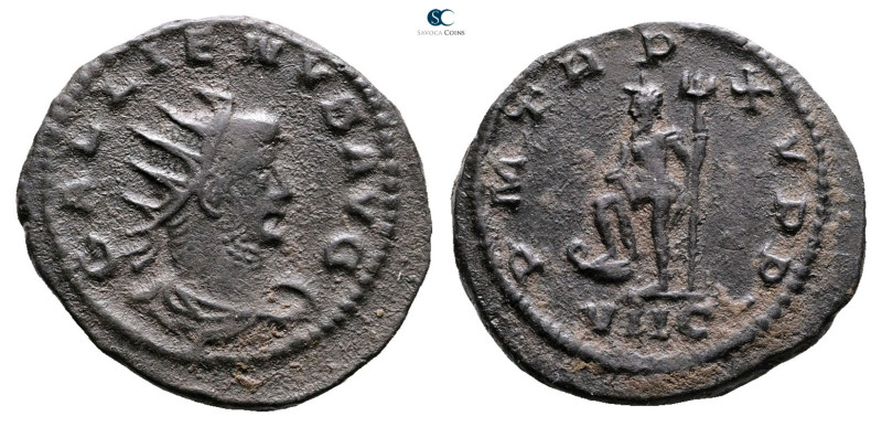 Gallienus AD 253-268. Antioch
Billon Antoninianus

22 mm, 4,12 g



Nearl...