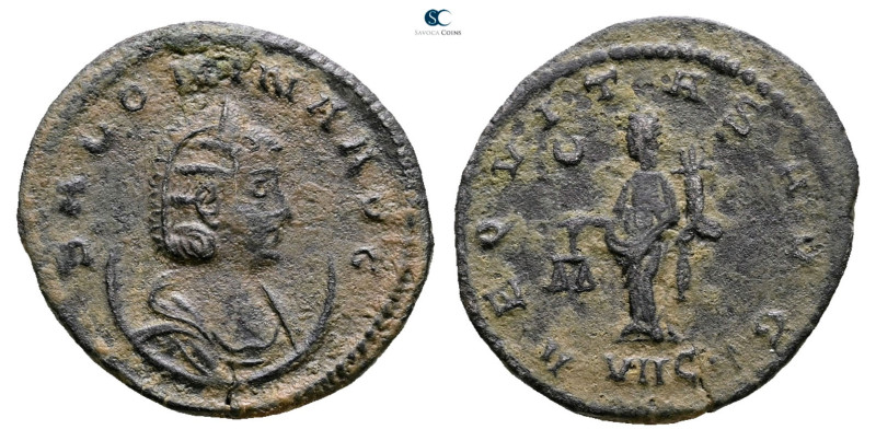 Salonina AD 254-268. Antioch
Billon Antoninianus

21 mm, 2,55 g



Very F...