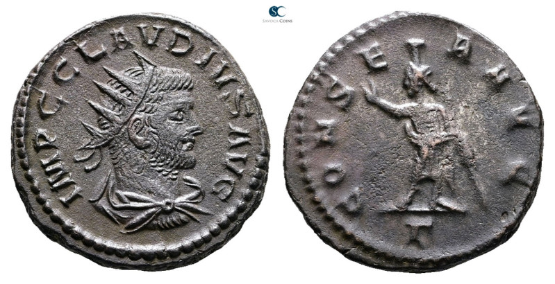 Claudius II (Gothicus) AD 268-270. Antioch
Billon Antoninianus

20 mm, 4,40 g...
