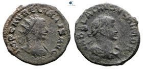 Aurelian and Vabalathus AD 270-275. Antioch. Antoninianus Æ