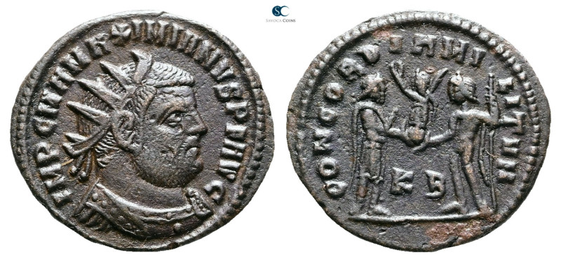 Maximianus Herculius AD 286-305. Cyzicus
Radiatus Æ

22 mm, 3,24 g



Ver...