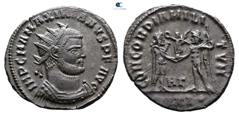Maximianus Herculius AD 286-305. Heraclea
Radiatus Æ

21 mm, 3,67 g



Ve...
