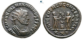 Maximianus Herculius AD 286-305. Rome. Radiatus Æ