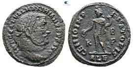 Galerius Maximianus AD 305-311. Alexandria. Follis Æ