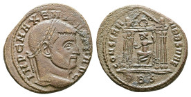 Maxentius AD 306-312. Rome. Follis Æ