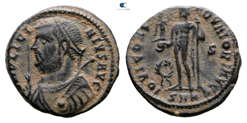 Licinius I AD 308-324. Cyzicus
Follis Æ

17 mm, 3,39 g



Very Fine