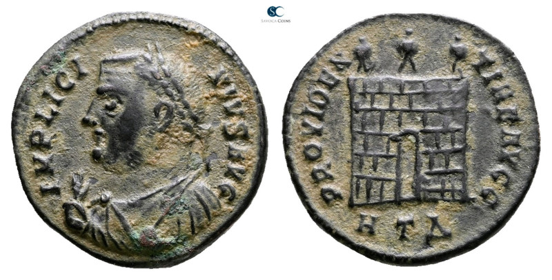 Licinius I AD 308-324. Heraclea
Follis Æ

19 mm, 3,31 g



Very Fine