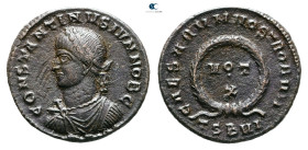 Constantine II, as Caesar AD 317-337. Thessaloniki. Follis Æ