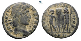 Constans AD 337-350. Constantinople. Follis Æ