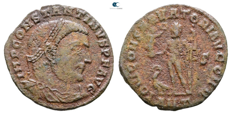 Constantine II AD 337-340. Antioch
Follis Æ

 mm, 3,2 g



Nearly Very Fi...