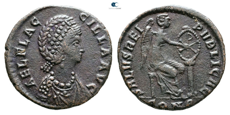 Aelia Flacilla AD 383-386. Constantinople
Follis Æ

21 mm, 3,84 g



Good...