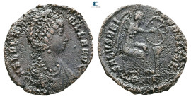 Aelia Flacilla AD 383-386. Constantinople. Follis Æ