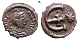 Justinian I AD 527-565. Theoupolis (Antioch). Pentanummium Æ