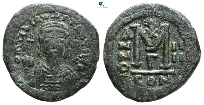 Tiberius II Constantine AD 578-582. Constantinople
Follis or 40 Nummi Æ

32 m...