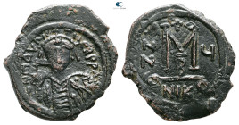 Maurice Tiberius AD 582-602. Nikomedia. Follis or 40 Nummi Æ