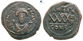 Phocas AD 602-610. Constantinople. Follis or 40 Nummi Æ