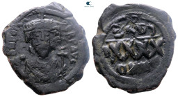 Phocas AD 602-610. Constantinople. Follis or 40 Nummi Æ