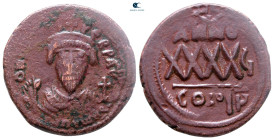 Phocas AD 602-610. Constantinople (?). Follis or 40 Nummi Æ