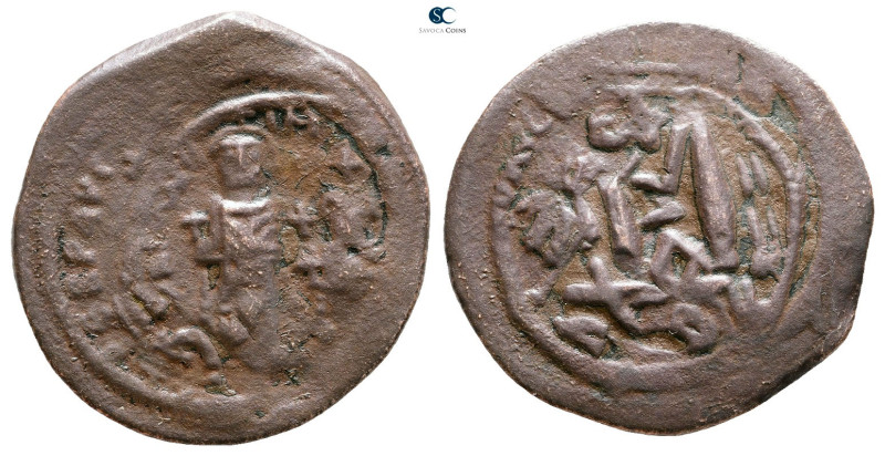 Heraclius with Heraclius Constantine AD 610-641. Nikomedia
Follis or 40 Nummi Æ...