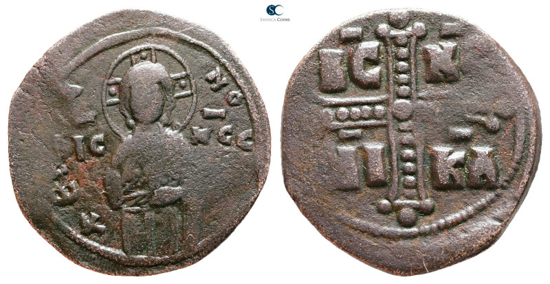 Michael IV AD 1034-1041. Constantinople
Anonymous Follis Æ

28 mm, 8,41 g

...
