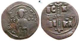 Michael IV AD 1034-1041. Constantinople. Anonymous Follis Æ