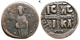 Michael IV AD 1034-1041. Constantinople. Anonymous Follis Æ
