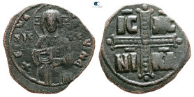 Michael IV AD 1034-1041. Constantinople. Anonymous Follis Æ