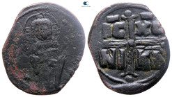 Michael IV AD 1034-1041. Constantinople. Anonymous Follis Æ