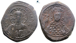 Constantine X Ducas AD 1059-1067. Constantinople. Follis Æ