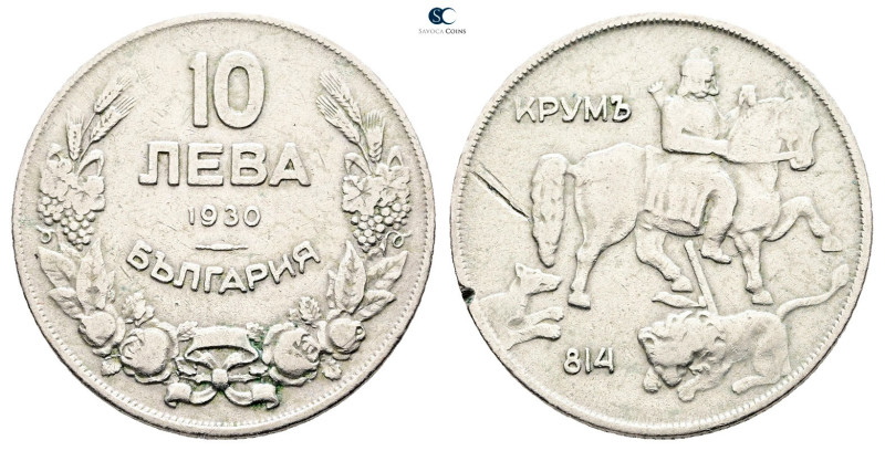 Bulgaria. AD 1930. 
10 Leva 1930

 mm, 11 g



as pictured