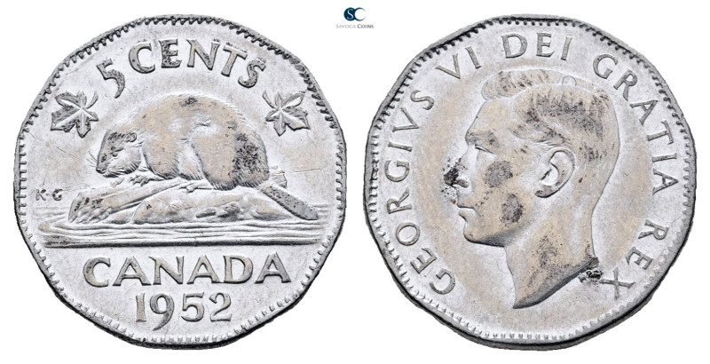 Canada. AD 1952. 
5 Cents 1952

 mm, 4,3 g



Extremely Fine