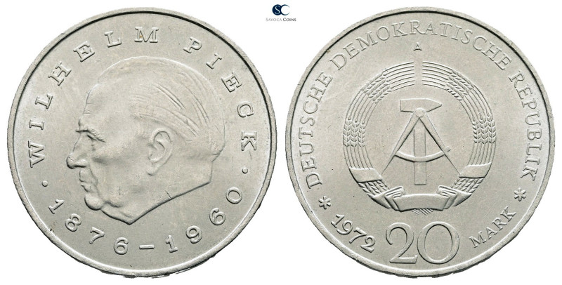 Germany. AD 1972. Pieck
20 Mark 1972

 mm, 15 g



Uncirculated