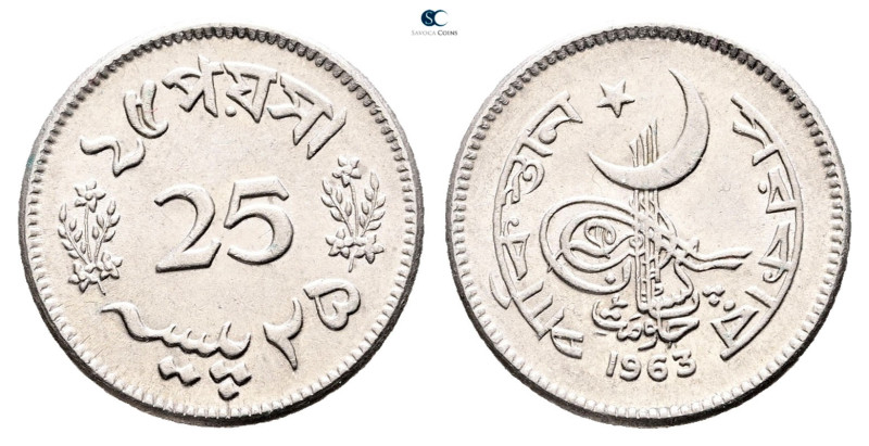 Pakistan. AD 1963. 
25 Paisa 1963

 mm, 2,9 g



Mint State