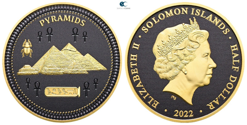 Solomon Islands. AD 2022. Pyramids
Half Dollar 2022

 mm, 38,0 g



Mint ...