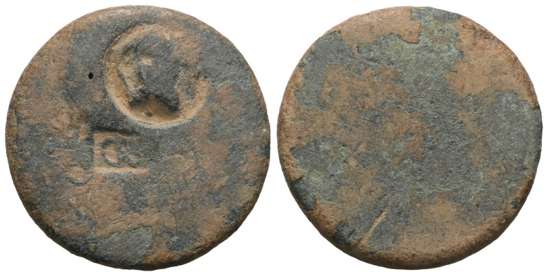 Greek bronze coin. Weight 8,88 gr - Diameter 22 mm.