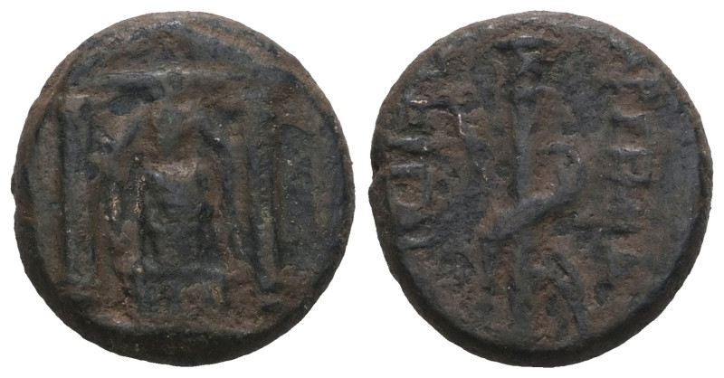 Pamphylia, Perge, AE, ca 50-30 BC. Weight 4,17 gr - Diameter 14 mm.