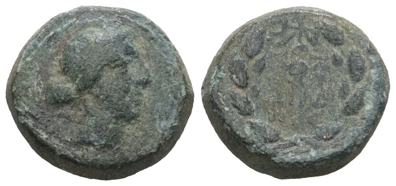 Lydia, Sardes AE, ca 133 BC-AD. Weight 4,01 gr - Diameter 12 mm.