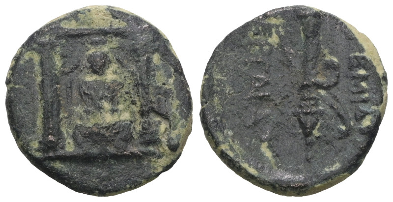 Pamphylia, Perge, AE, ca 50-30 BC. Weight 3,01 gr - Diameter 15 mm.