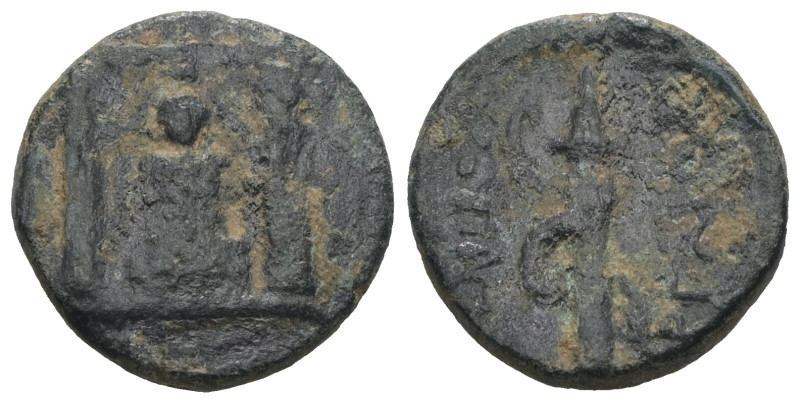 Pamphylia, Perge, AE, ca 50-30 BC. Weight 3,15 gr - Diameter 14 mm.