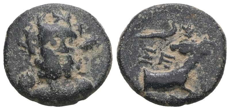 Pisidia, Selge, AE, 2nd-1st centuries BC. Weight 2,88 gr - Diameter 13 mm.