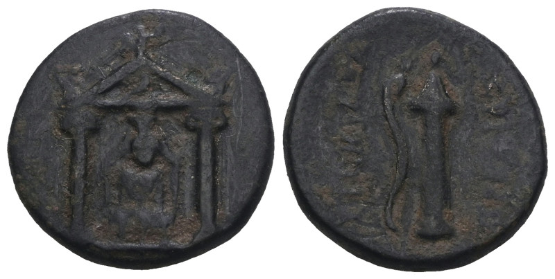 Pamphylia, Perge, AE, ca 50-30 BC. Weight 4,09 gr - Diameter 16 mm.