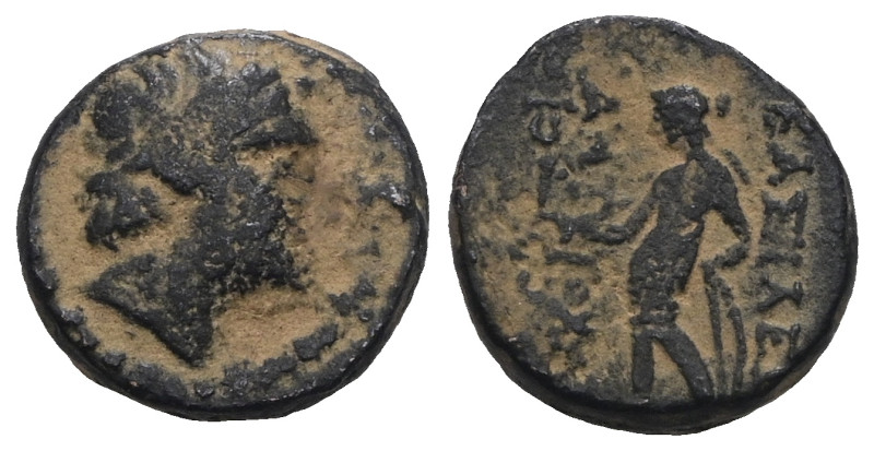 Seleukid Kingdom, Antiochos I Soter, AE, 281-261 BC. Artificial sandpatina. Weig...