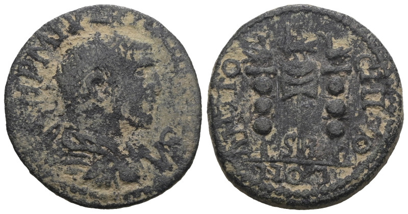 Pisidia, Antioch. Philip I. AE. 245/7 AD. Weight 6,59 gr - Diameter 22 mm.