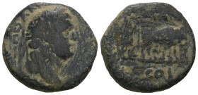 LYCAONIA, Iconium. Vespasian, 69-79 AD. AE. Weight 6,38 gr - Diameter 17 mm.