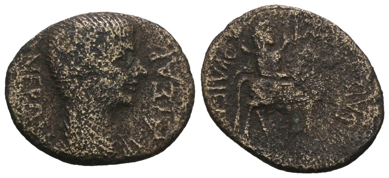 PHRYGIA. Hierapolis. Nero (Caesar, 50-54). Ae. Weight 2,22 gr - Diameter 17 mm.