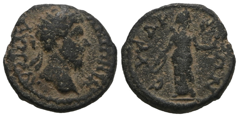 Lucius Verus. AD 161-169. Æ. Weight 3,76 gr - Diameter 15 mm.