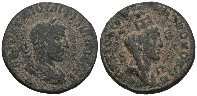 Syria, Seleucis and Pieria. Antiochia ad Orontem. Philip II. A.D. 247-249. Æ . A...