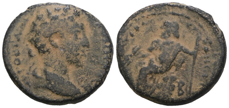 Syria, Cyrrhus AE, Marcus Aurelius (161-180). Artificial sandpatina. Weight 9,33...