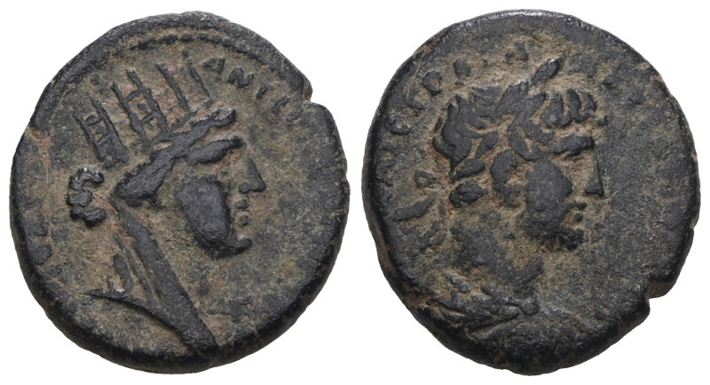 Seleucis and Pieria. Antioch. Hadrian AD 117-138. Artificial sandpatina. Weight ...